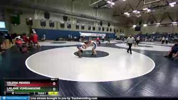 121 lbs 3rd Place Match - Valeria Mendes, Firebaugh vs Lailanie Vongnakhone, Sanger