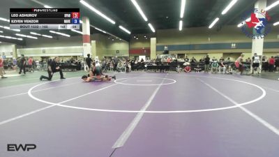 165 lbs Round Of 32 - Leo Ashurov, Spartan Mat Club vs Ezven Venzor, Maverick Elite Wrestling Club