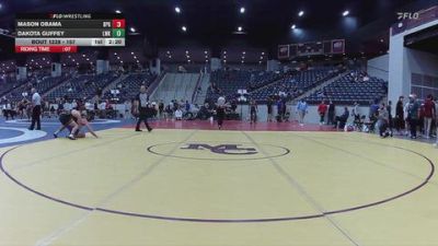 157 lbs Cons. Round 2 - Mason Obama, Brewton-Parker (GA) vs Dakota Guffey, Lindsey Wilson (Ky.)