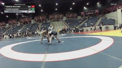 149 lbs Champ. Round 3 - Marlin Williams, Marian University vs Dante Olivero, Life