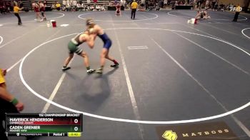 152 Championship Bracket Cons. Round 5 - Maverick Henderson, Cambridge-Asanti vs Caden Grenier, Mounds View