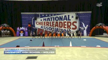 Davenport High School - Wolves [2025 Intermediate Varsity Crowd Leading Day 1] 2025 NCA South Texas Regional