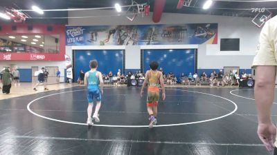 84 lbs Jhorel Castillo, California Silver vs Harley Charroin, Florida Red