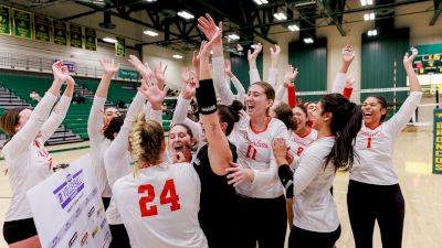 Stan State's Ellison Weaver Had 14 Kills In Her Team's Semifinal Win