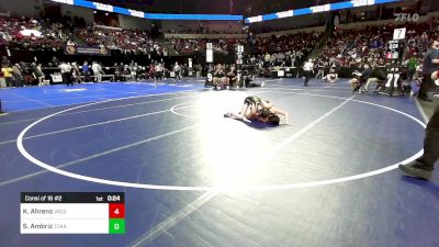 105 lbs Consi Of 16 #2 - Kaelena Ahrens, Vacaville vs Shantel Ambriz, Tokay