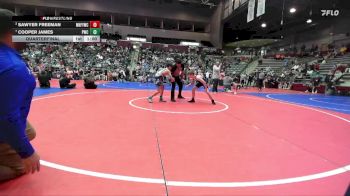 113 lbs Quarterfinal - Cooper James, Paris Wrestling Club vs Sawyer Freeman, Mountain Home Flyers Youth Wrestling Club