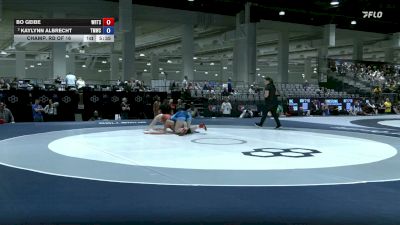72 kg Champ. Rd Of 16 - Bo Geibe, Warrior Regional Training Center vs Kaylynn Albrecht, Titan Mercury Wrestling Club (TMWC)