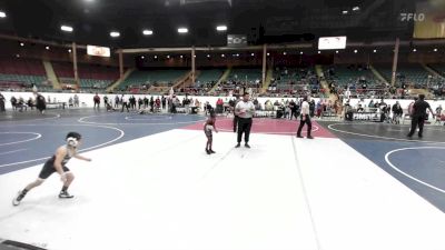 61 lbs Rr Rnd 3 - Mansa-Hannibal Grimes, Knight Youth Wrestling vs Jeramya Garcia, NM Gold