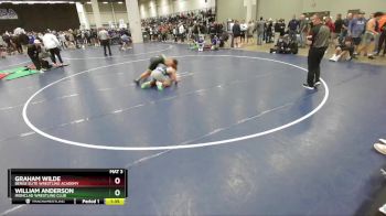 144 lbs Semifinal - Graham Wilde, Berge Elite Wrestling Academy vs William Anderson, Ironclad Wrestling Club