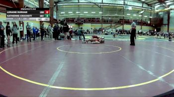 130 lbs Cons. Round 2 - Katherine Crockett, Oakton HS vs Loraine Durham, London HS