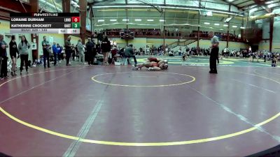 130 lbs Cons. Round 2 - Katherine Crockett, Oakton HS vs Loraine Durham, London HS