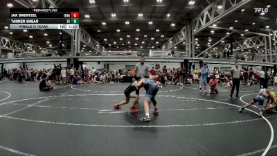 106 lbs Finals (2 Team) - Tanner Shear, Full Circle vs Jax Brentzel, TDWC Maniacs Blue & Gold