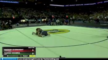125 lbs Semifinal - Marissa Sanabria, Holt vs Madison Leverknight, Winnetonka