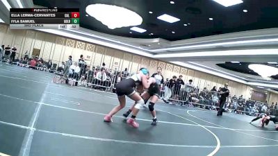 109 lbs 3rd Place - Ella Lerma-Cervantes, Cal Grapplers vs Iyla Samuel, Gold Rush Wr Ac
