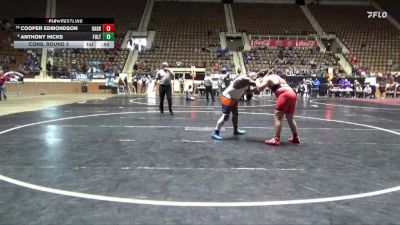 1A-4A 215 Cons. Round 3 - Anthony Hicks, Fultondale vs Cooper Edmondson, Oak Grove