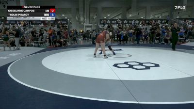 68 kg Champ. Rd Of 16 - Josselinne Campos, Lindsey Wilson University vs Solin Piearcy, Titan Mercury Wrestling Club (TMWC)