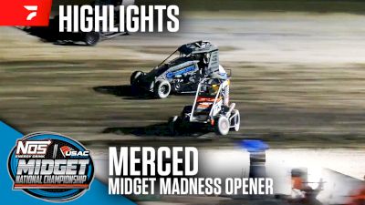 Highlights | 2024 USAC Midget Madness Opener at Merced Speedway