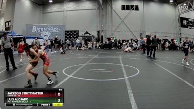 68 lbs Round 1 (4 Team) - Jackson Strittmatter, Kings K6 vs Luis Alojado, Mat Warriors Black