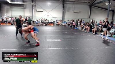 138 lbs Cons. Round 4 - Isaac Pereira, No Worries Academy vs Henry Martin Schultz, Legacy Elite WC