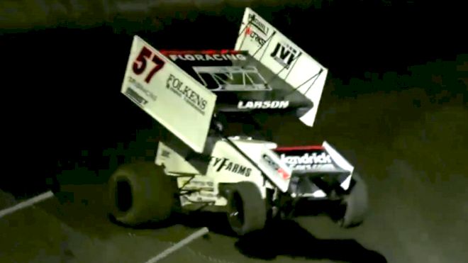 Watch Kyle Larson's Incredible Save In A Sprint Car At Merced Speedway