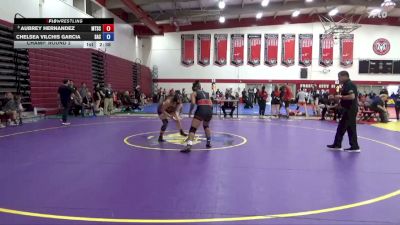 160 lbs Champ. Round 2 - Aubrey Hernandez, Mt. San Antonio College vs Chelsea Vilchis Garcia, Santa Ana College