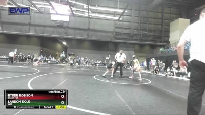 67 lbs Cons. Round 3 - Ryder Robison, Black Fox vs Landon Dold, WTC