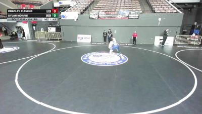 126 lbs Champ. Rd Of 64 - Bradley Fleming, La Costa Canyon High School Wrestling vs Dylan Morris, Ukiah High School Wrestling