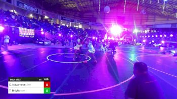 145 lbs Round Of 16 - Ciara Navarrete, Grand Island Legacy Girls WC vs Teagan Bright, Turner WC