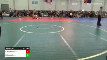 126 lbs Round Of 64 - Kyle Patterson, South Anchorage vs Cameron Isenogle, Nor Cal Wr Ac