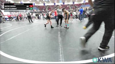 70 lbs Rr Rnd 5 - Mateo Sierra, OKC Saints Wrestling vs Kyler Clement, Madill Takedown