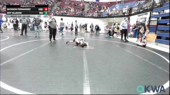 52 lbs Consi Of 8 #2 - Jackson Fernandez, Cotton County Wrestling Club vs Jett Elledge, Prime Wrestling