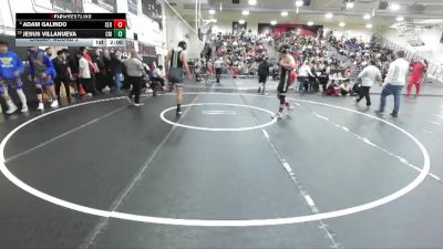215 lbs Champ. Round 2 - Adam Galindo, Servite vs Jesus Villanueva, Costa Mesa
