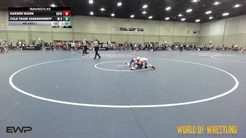 80 lbs Rr Rnd 1 - Karsen Wahn, Untouchables 14U Purple vs Cole Train Vanderwerff, WI Dual Team 14U