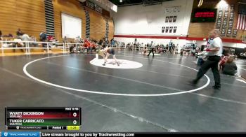 120 lbs Champ. Round 1 - Tuker Carricato, Saratoga vs Wyatt Dickinson, Worland