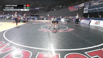 4A Boys 126 lbs 5th Place Match - Acen Clark, Henley Boys vs Carter Stewart, St. Helens Boys