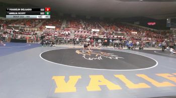 100 lbs Cons. Round 2 - Yosselin Delgado, Ulysses HS vs Amelia Scott, Haven HS