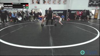 49 lbs Quarterfinal - Easton Winans, Rough Riders vs Amelia Ganote, Cotton County Wrestling Club