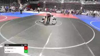 54 lbs Semifinal - Hanley Swanson, Pride vs Weston Ekle, Team Alaska