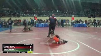 49 lbs Cons. Round 4 - Brett Brooks, Blanchard Wrestling Club vs Logan Hewitt, Blue Devil Wrestling