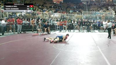 115 lbs Champ. Round 1 - Maya Alvarado, Freedom vs Isabella Hull, North Ft Myers
