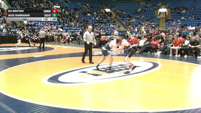 138 lbs Semis & 1st Wrestleback (8 Team) - Eli Britton, Chatham (Glenwood) vs Jack Hanrahan, Elmhurst (IC Catholic)