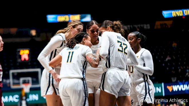 West Virginia Women's Basketball Chasing Texas Women's Basketball At Half