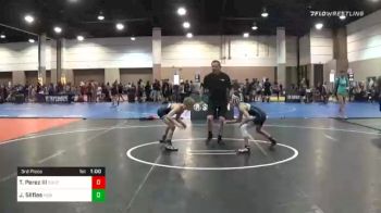 82 lbs 3rd Place - Thomas Perez III, South Carolina vs Jack Silfies, New Hampshire