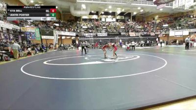 105 lbs Cons. Semi - Jentri Porter, Leoti-Wichita County HS vs Kya Bell, Hill City HS