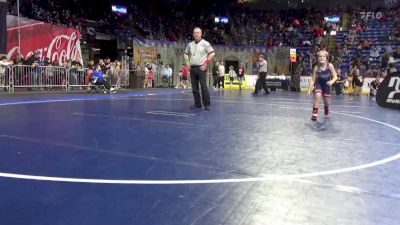 75 lbs Quarterfinal - Aubrey Jolley, Owen J. Roberts vs Sydney Bruno, Hazleton