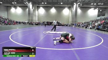 125 lbs Champ. Round 1 - Riah Wigfall, Hannibal vs Kaylee Herd, Lebanon