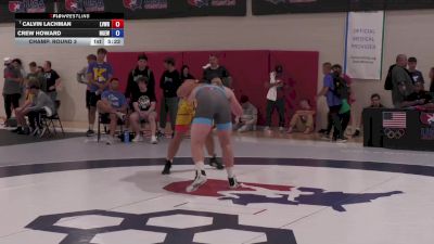 125 kg Champ. Round 3 - Calvin Lachman, Lehigh Valley Wrestling RTC vs Crew Howard, Nebraska Golden Eagles Wrestling Club