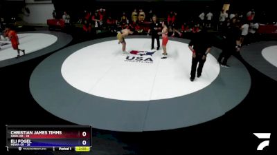 165 lbs Round 3 (10 Team) - Christian James Timms, SAWA-GR vs Eli Fogel, MDWA-GR