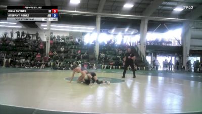 110 lbs Quarterfinal - Stefany Perez, Adrian vs Julia Snyder, Rochester Christian