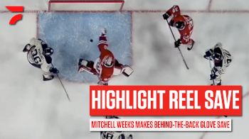 Mitchell Weeks Reaches Back To Make Highlight Reel Save For The Rockford IceHogs | AHL Highlights